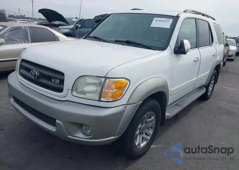 2003 Toyota Sequoia Sr5 z USA, uszkodzony, nr VIN 5TDZT34A73S139174